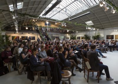 Conférence Le Temps des Marques Responsables organisée par M6 Publicité à l'Espace Commines.