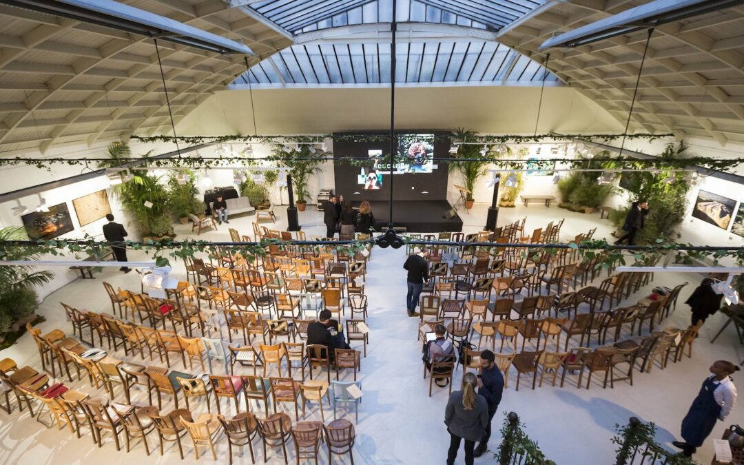 Conférence Le Temps des Marques Responsables organisée par M6 Publicité à l’Espace Commines, 2019. Photo : Etienne Jeanneret.