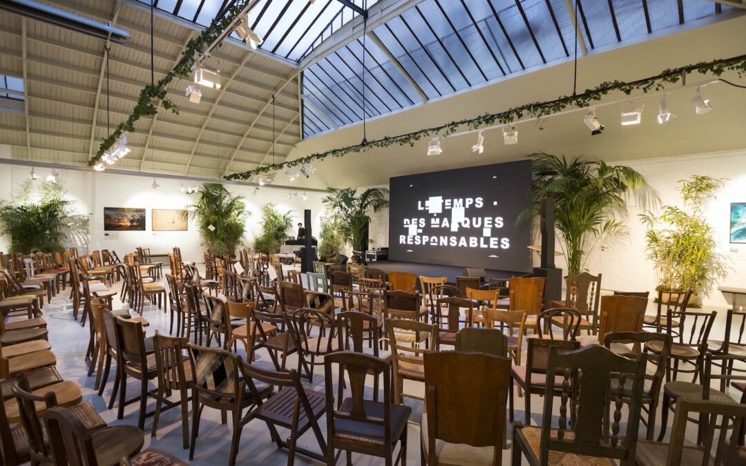 Conférence Le Temps des Marques Responsables organisée par M6 Publicité à l’Espace Commines, 2019. Photo : Etienne Jeanneret.