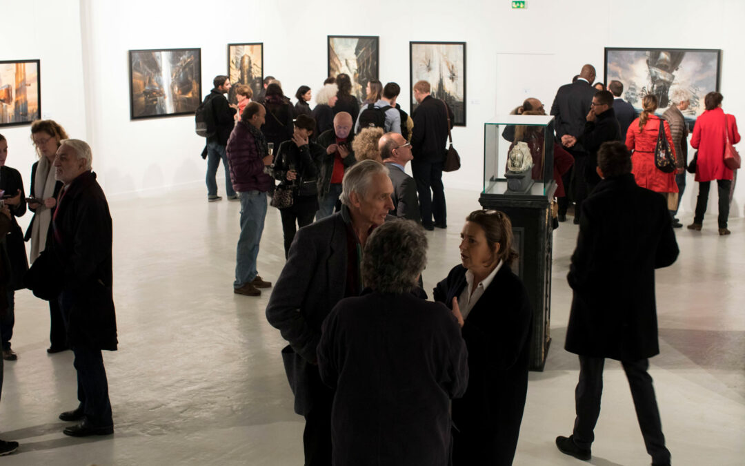 La galerie Daniel Maghen présente une exposition de Didier Graffet à l’Espace Commines en 2016. Photo Romuald Meigneux