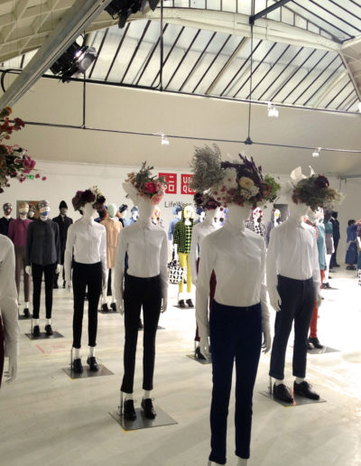 Uniqlo brand launching in France. Espace Commines, 2013.