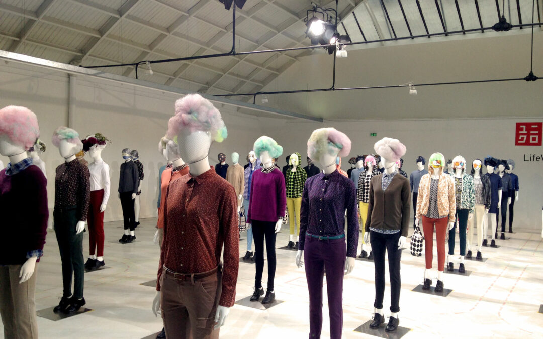 Uniqlo brand launching in France. Espace Commines, 2013.