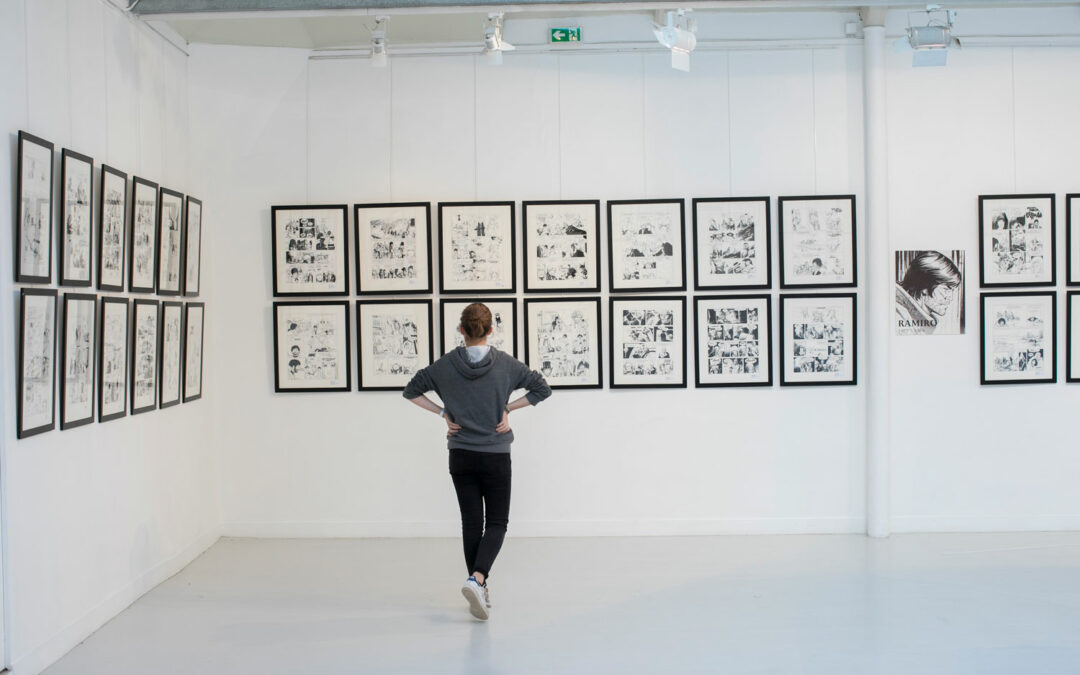 La galerie Daniel Maghen présente l’exposition William Vance à l’Espace Commines en 2017. Photo : Romuald Meigneux