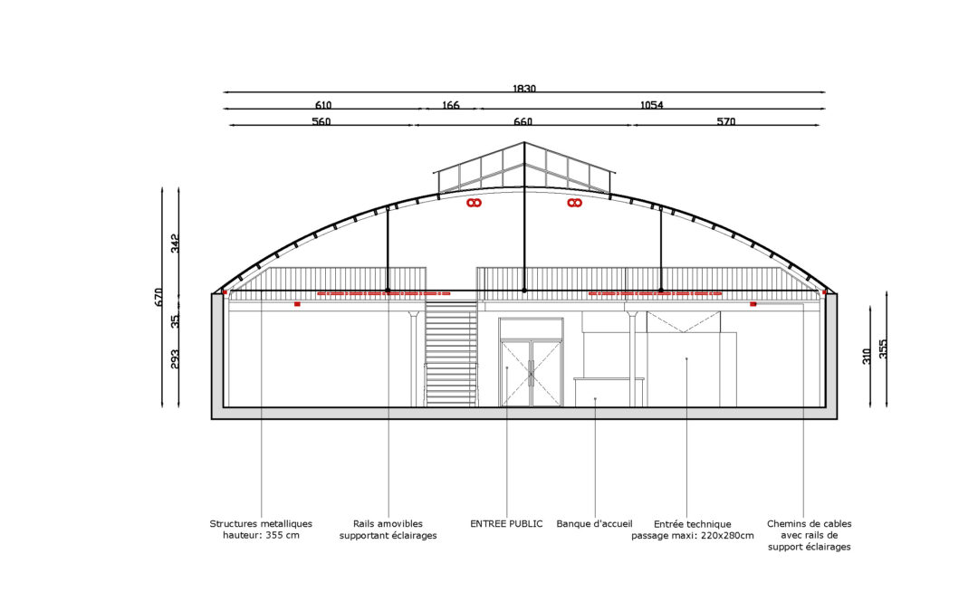 Espace Commines – map – section