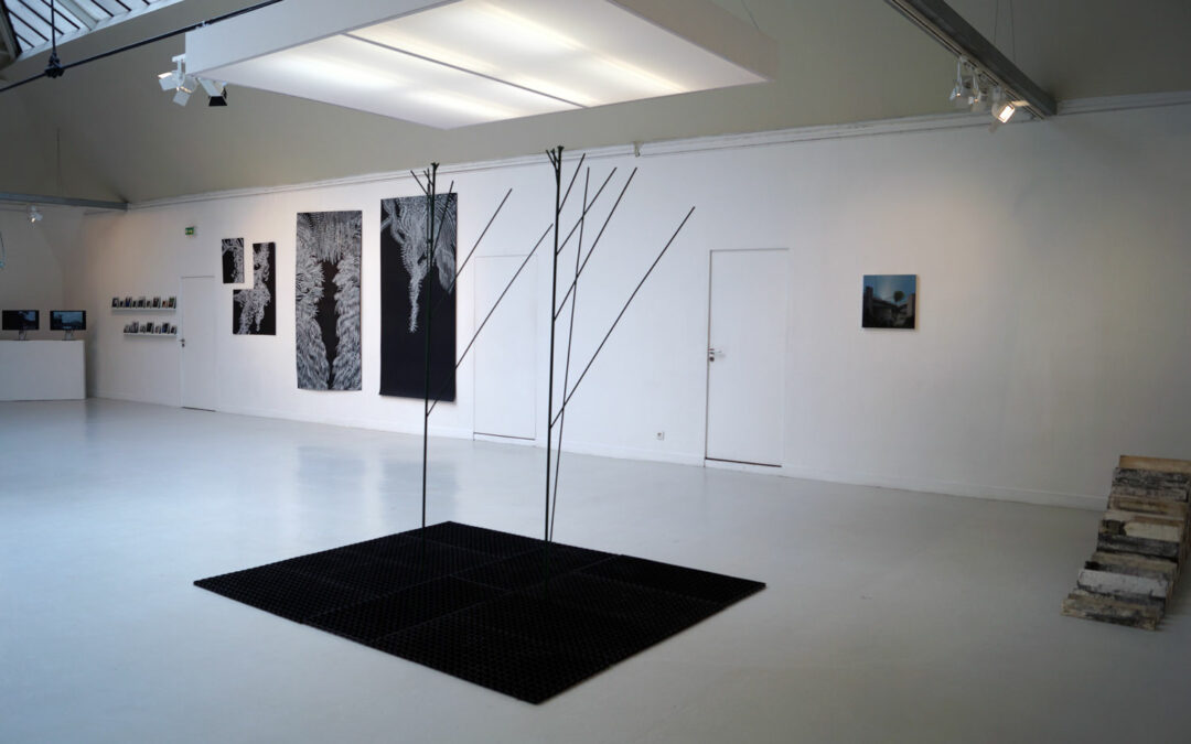 Exposition « L’Esprit du Temps » pour les 30 ans de l’Association Florence. Avec Claude Bouchard, Dorian Cohen, Lucie Douriaud, Salomé Fauc, Perrine Ferrat, Julia Gault, Nicolas Henry, Alice Lemarin, Yue Yuan. Espace Commines, 2017.