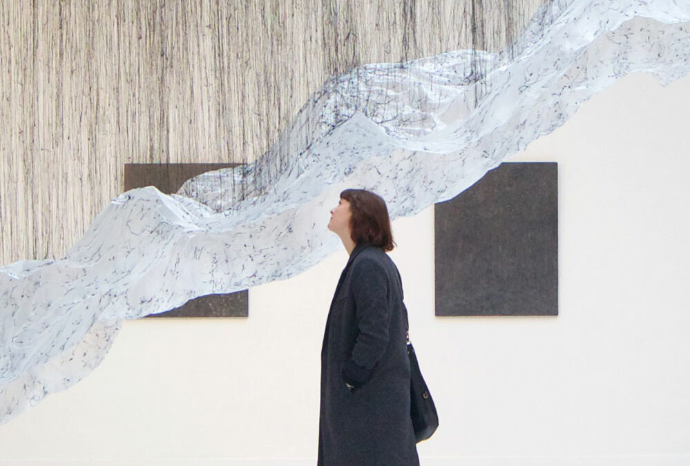 Exposition « Vide et Plein », Maison Bleu Studio. Détail de l’installation d’Onishi Yasuaka. Espace Commines, 2015