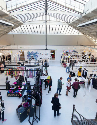 Les Nouveaux Créateurs, Young fashion designers show. Espace Commines, Paris, 2017.