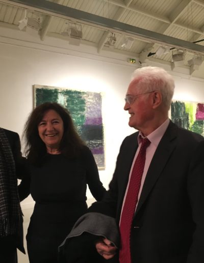 René Frydman, Monique Frydman and Lionel Jospin, "Le temps de peindre", an exhibition presented by Monique Frydman, Espace Commines, 2018