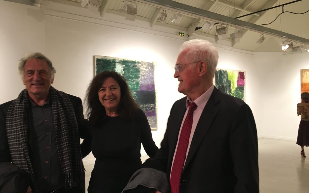 René Frydman, Monique Frydman et Lionel Jospin, « Le temps de peindre », exposition présentée par Monique Frydman, Espace Commines, 2018
