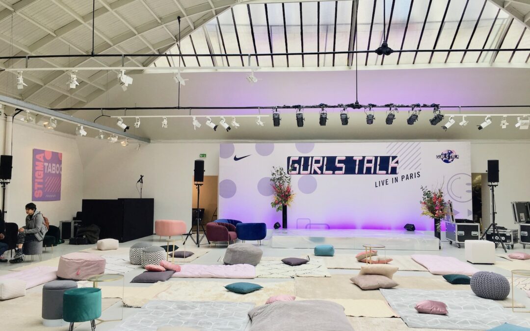 Gurls Talk, in partnership with Nike. Espace Commines, 2019
