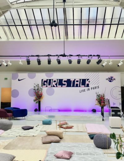 Gurls Talk, in partnership with Nike. Espace Commines, 2019