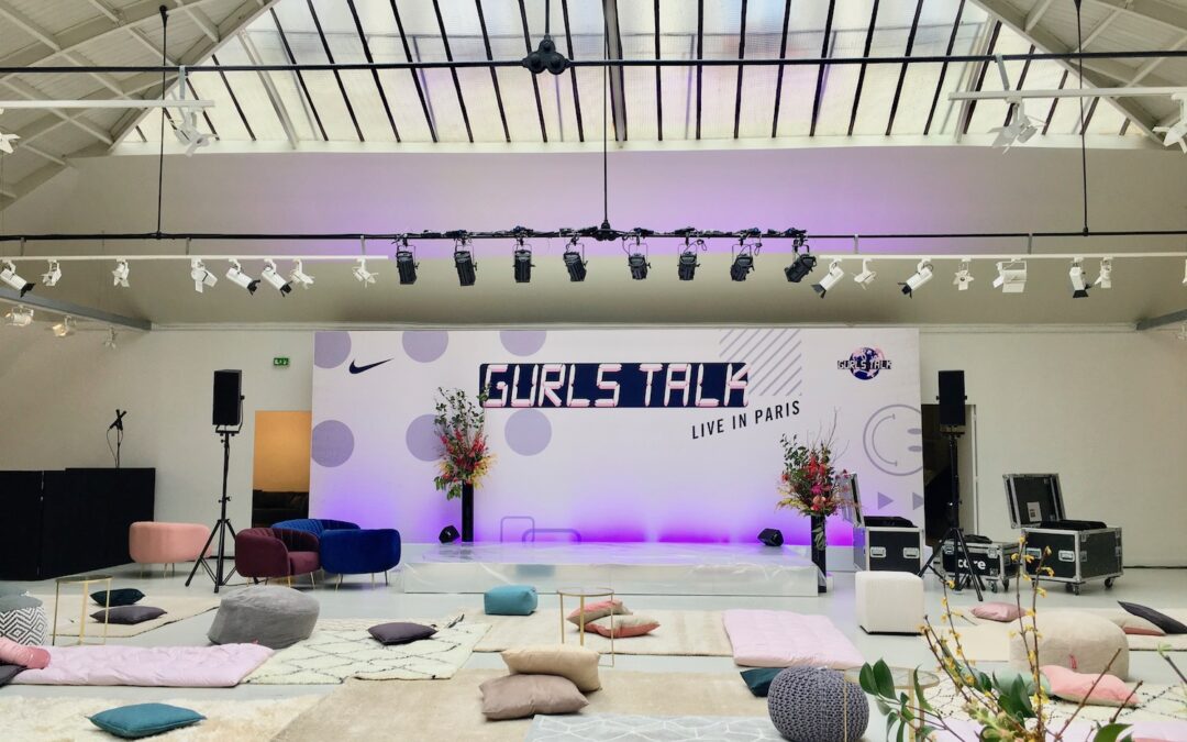 Gurls Talk, in partnership with Nike. Espace Commines, 2019