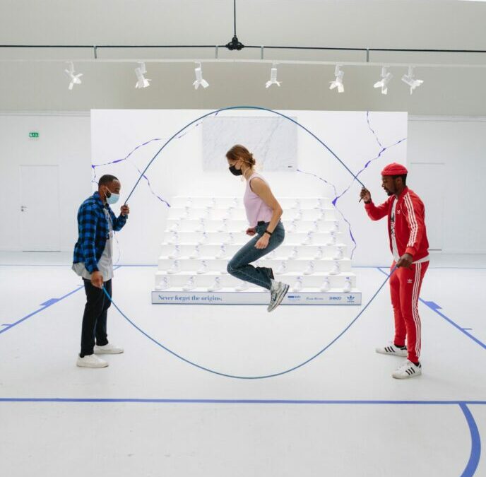 Evénement Adidas en partenariat avec Shinzo Paris. Espace Commines, 2021. Photo Guillaume Landry.