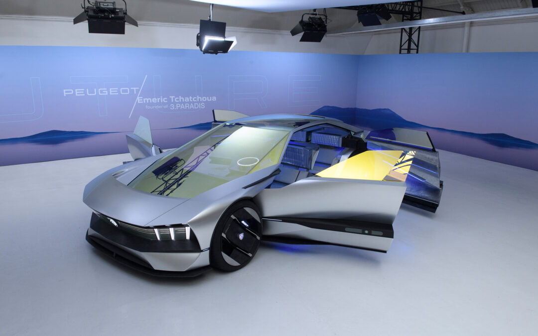 Scénographie Moma event pour Peugeot – Présentation concept-car Inception – Espace Commines