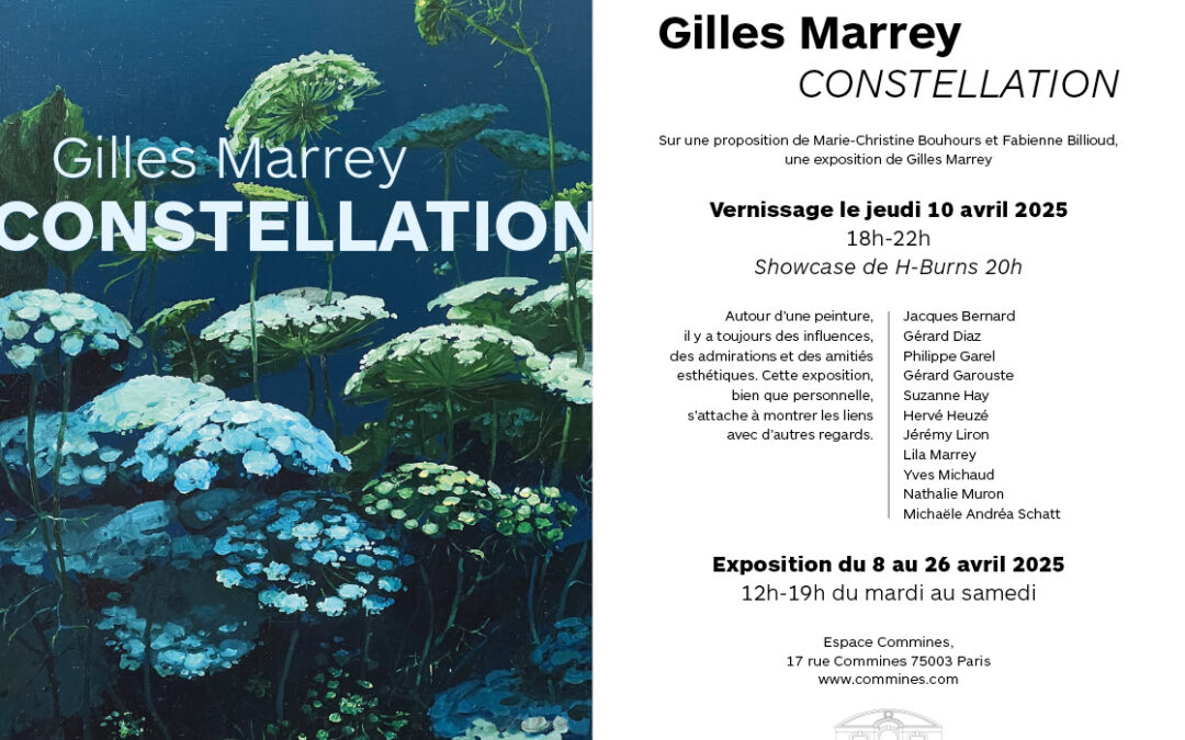 Gilles Marrey, Constellation, Espace Commines 2025