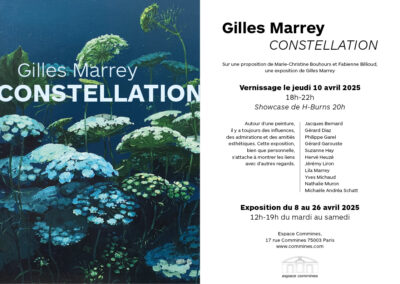 Gilles Marrey, Constellation, Espace Commines 2025