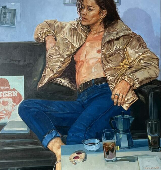 La ligne d’ombre_huile sur toile 130:97cm_Gilles Marrey