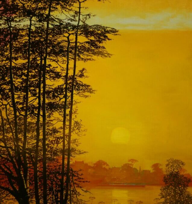 Les Ombelles_huile sur toile_100:82cm_Gilles Marrey