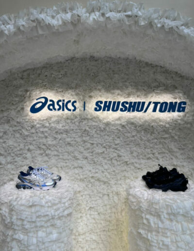 Pop-Up Asics Paris FW. Production Double-Dragon. Espace Commines 2025